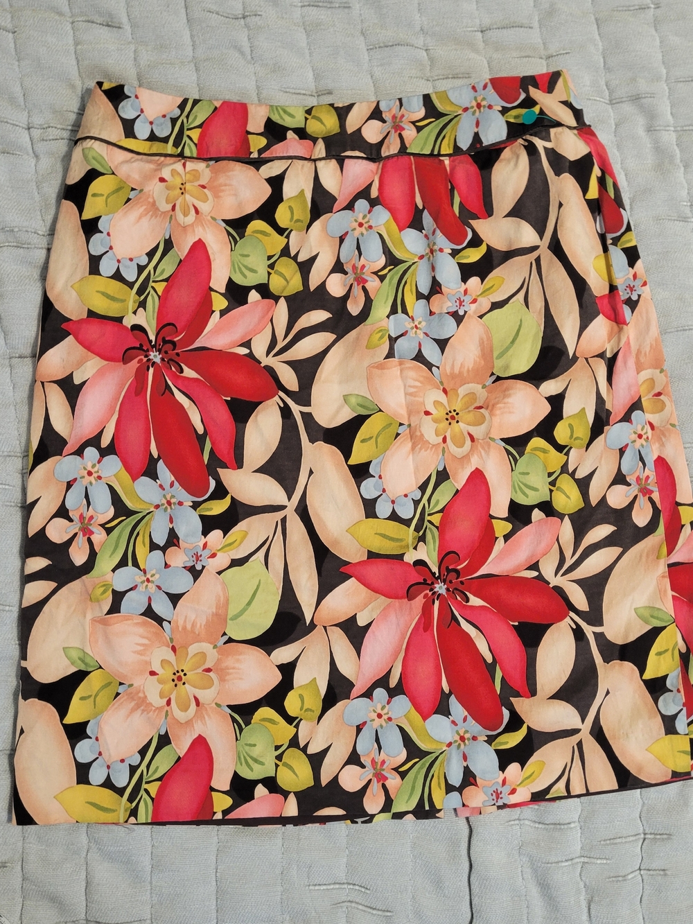 Talbots Floral Print Skirt